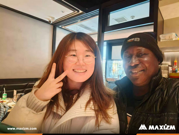 Republic Of The Congo Client Have Lunch Together