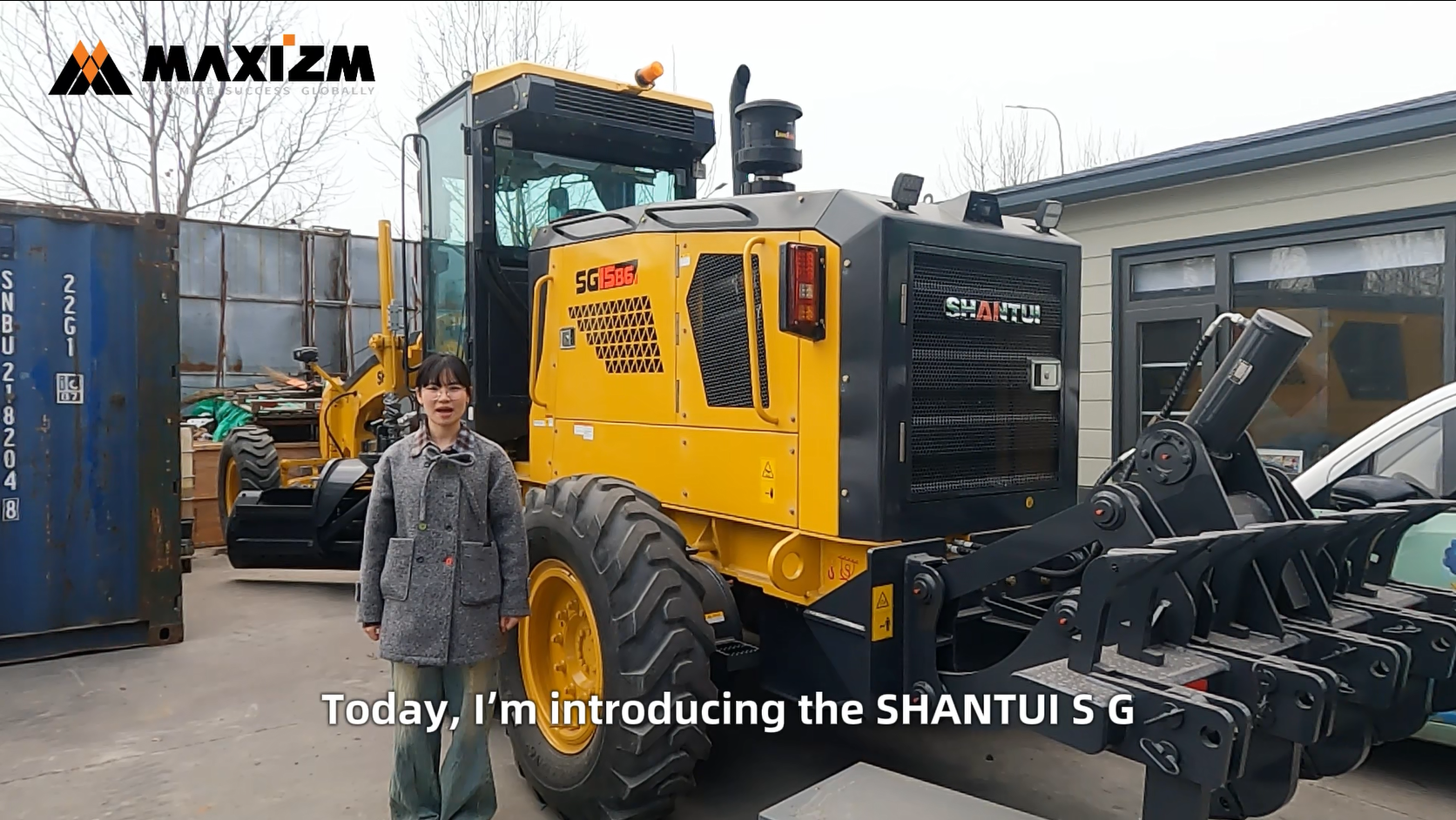 SHANTUI SG15-B6 – Built for Roads, Airports & Snow Removal
